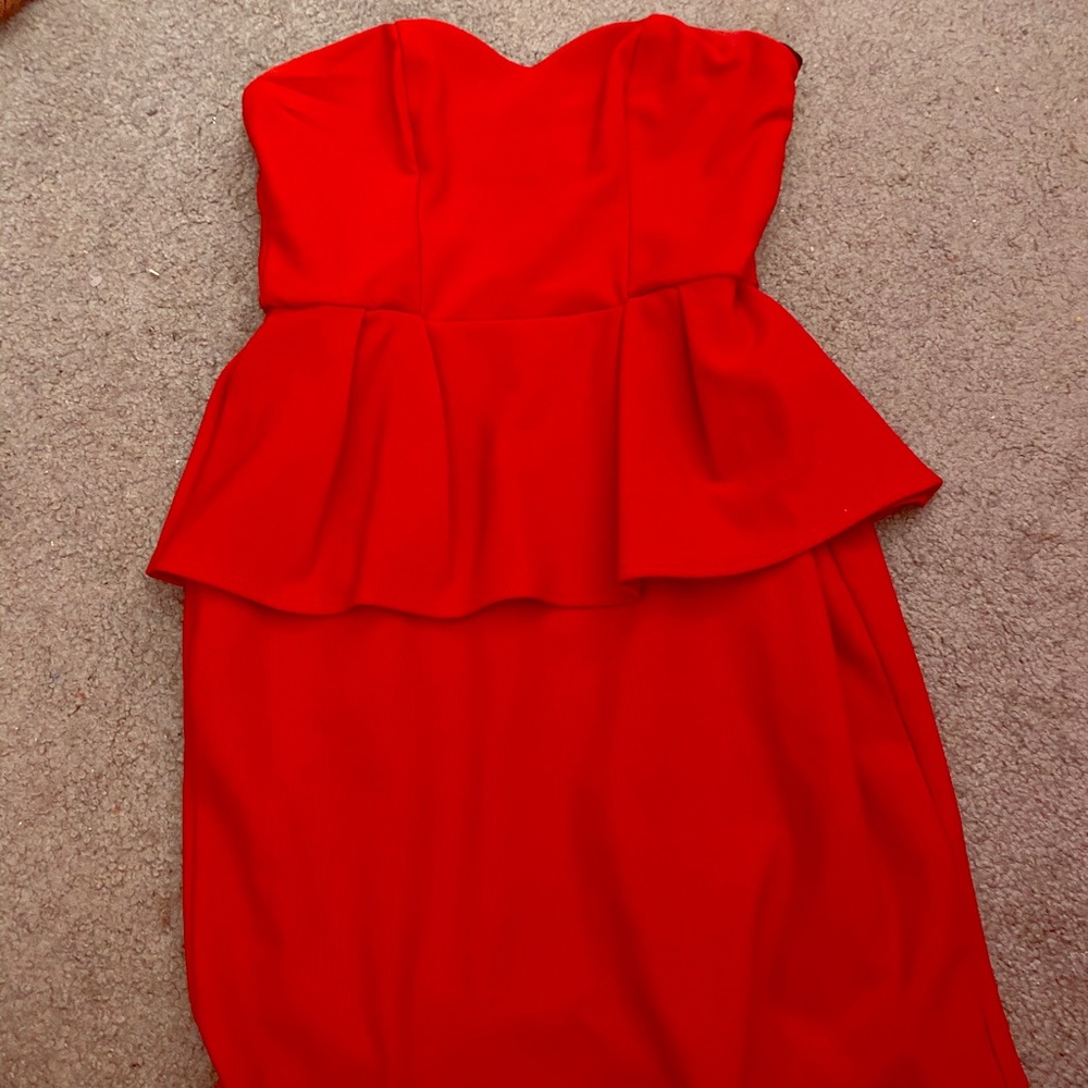 Strapless dress